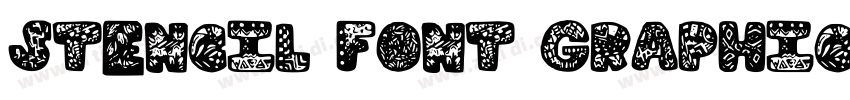 stencil font graphic字体转换